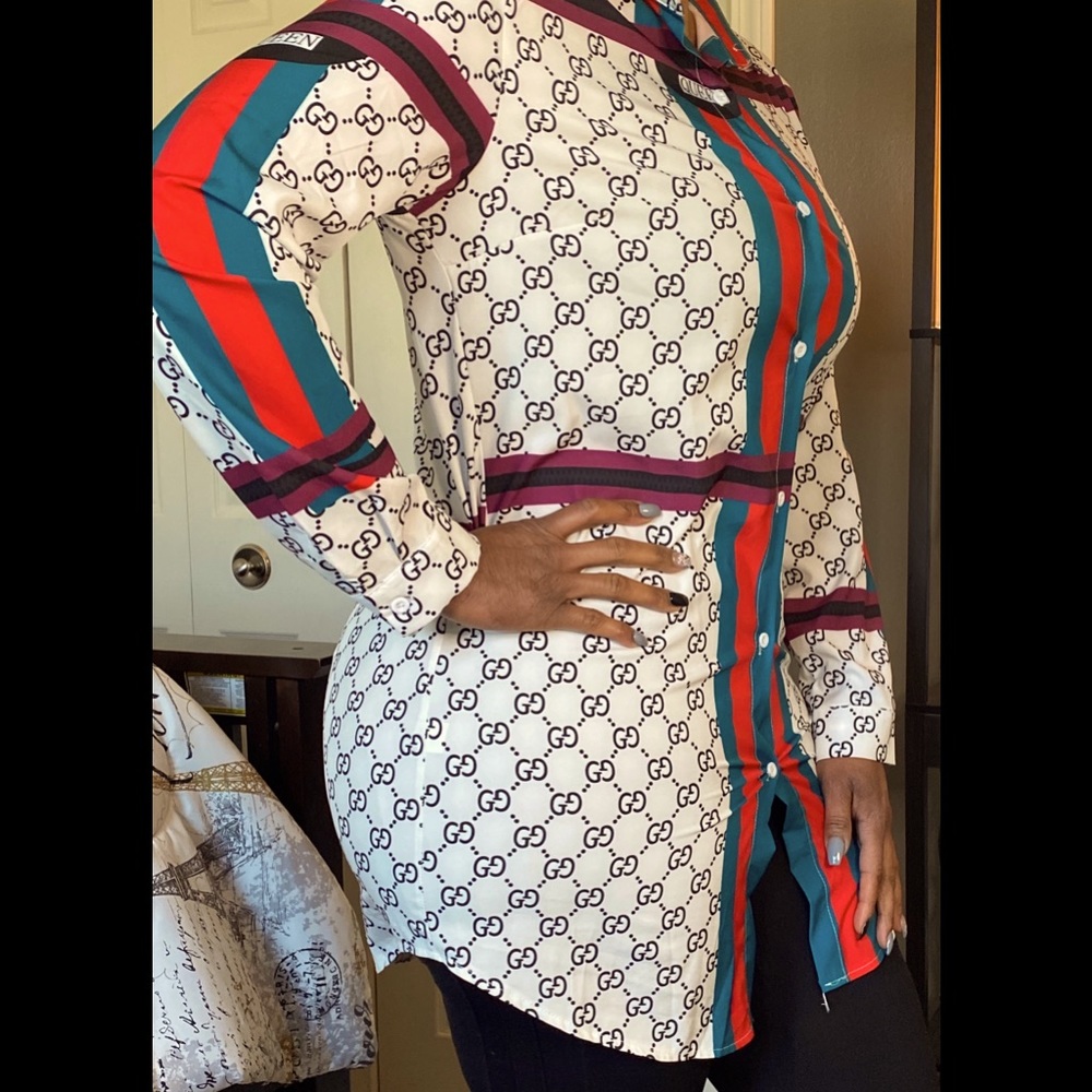 Long sleeve Gucci blouse